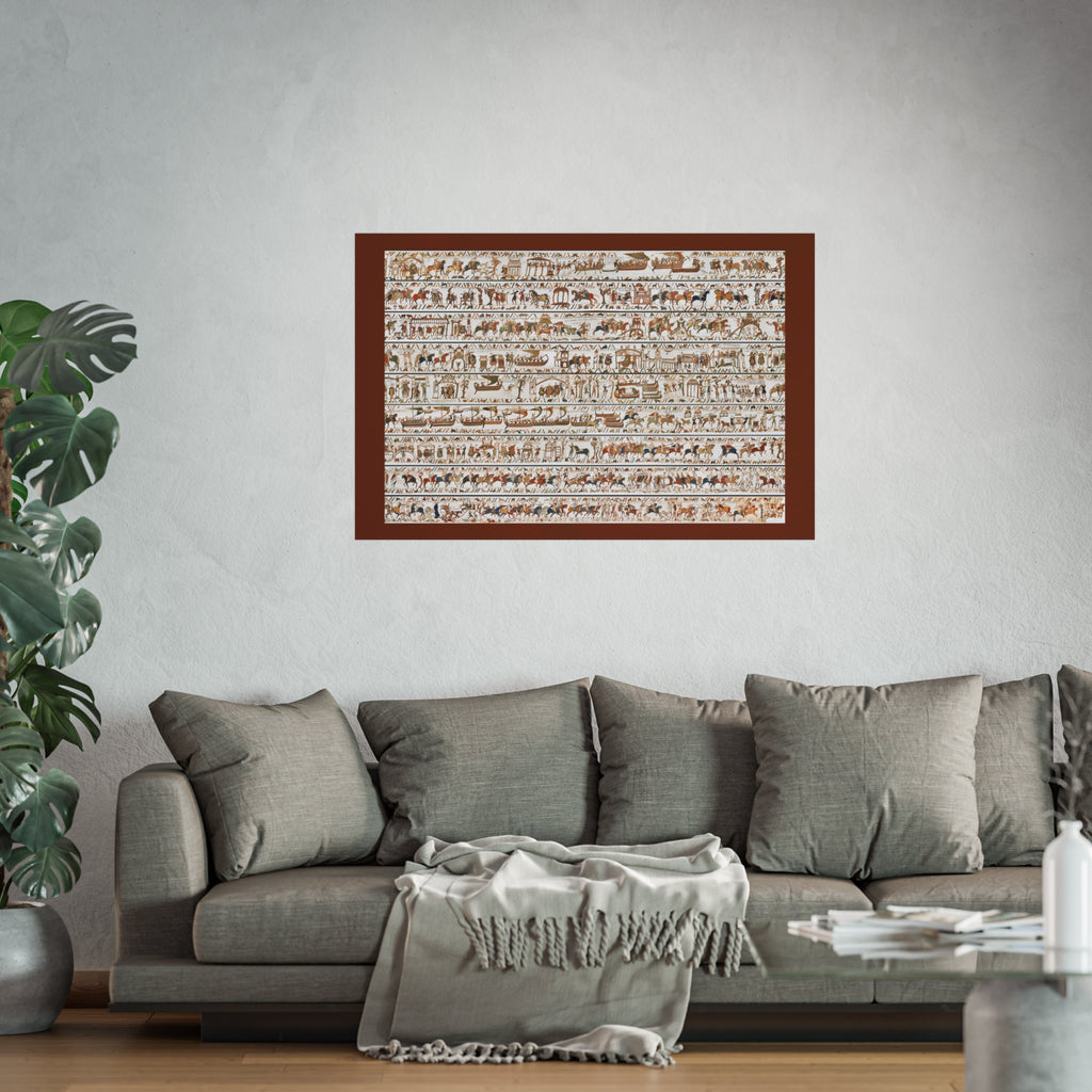 The Bayeux Tapestry in One Image Fine Art Print | The Norman Conquest Image