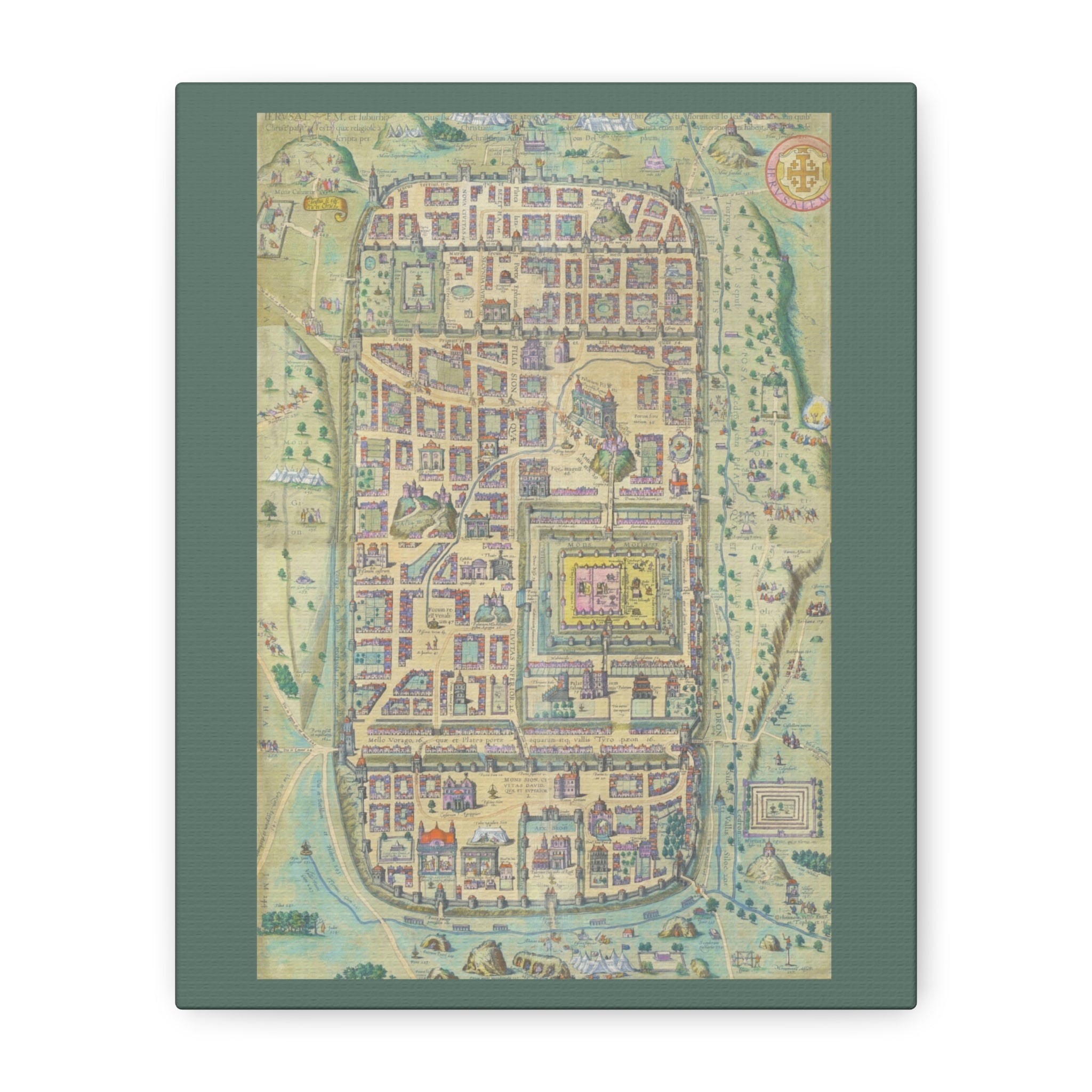 Jerusalem in the Time of Christ Canvas Print