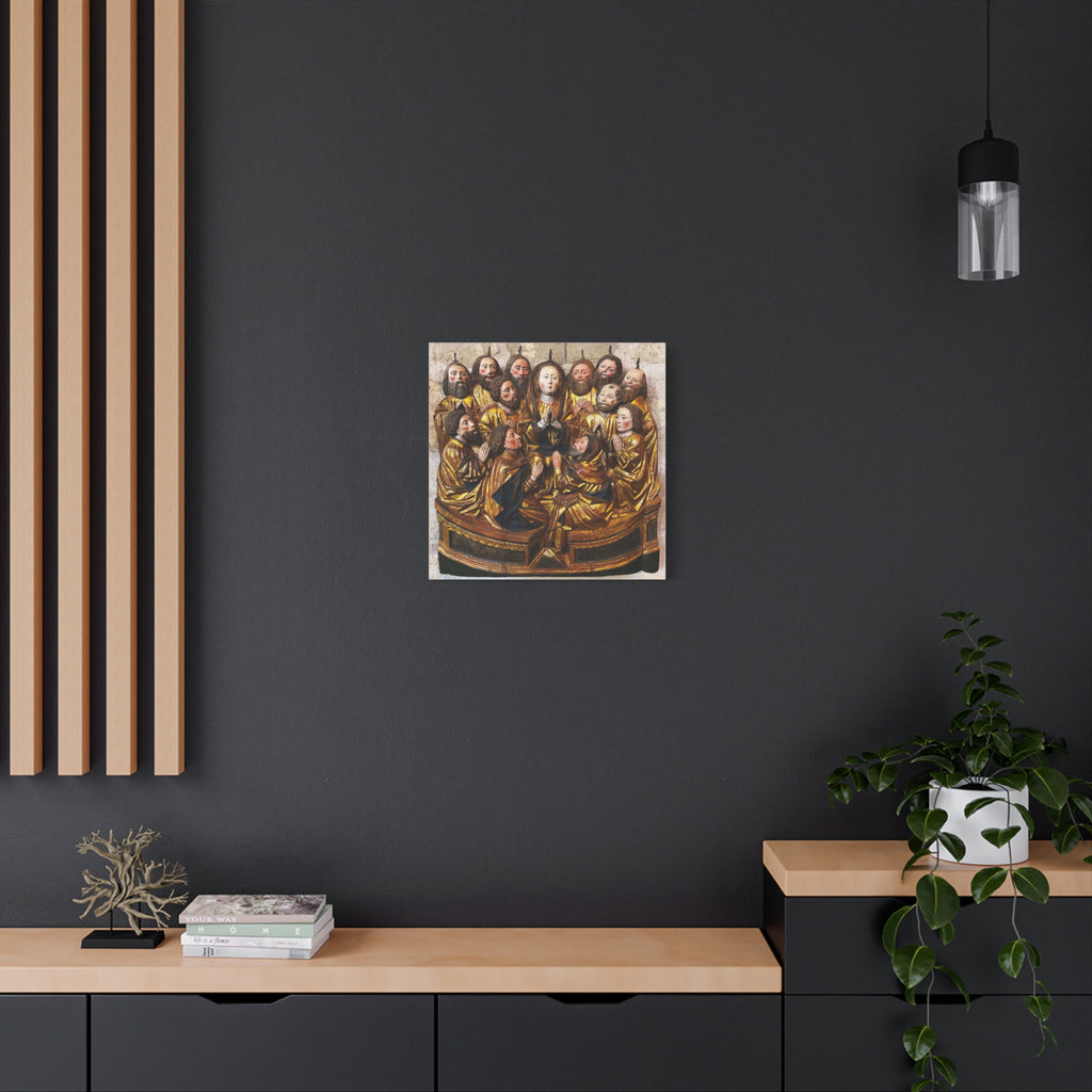 Medieval Pentecost Art Matte Canvas