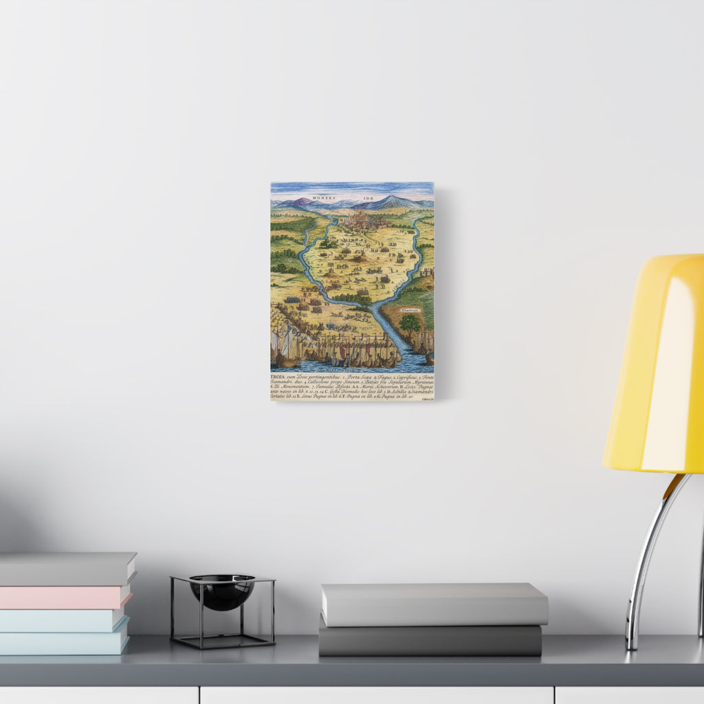 Ancient City of Troy Matte Canvas