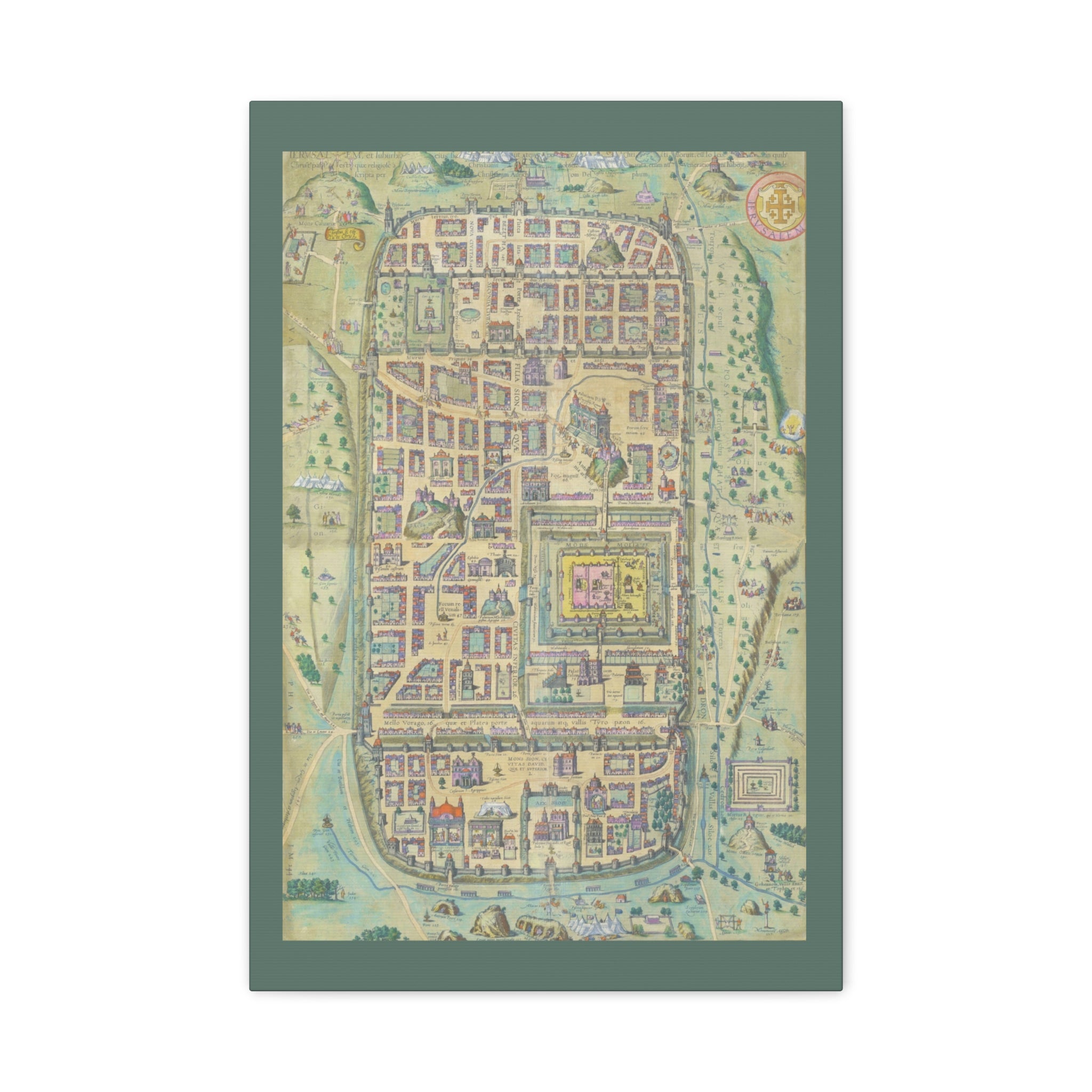 Jerusalem in the Time of Christ Canvas Print