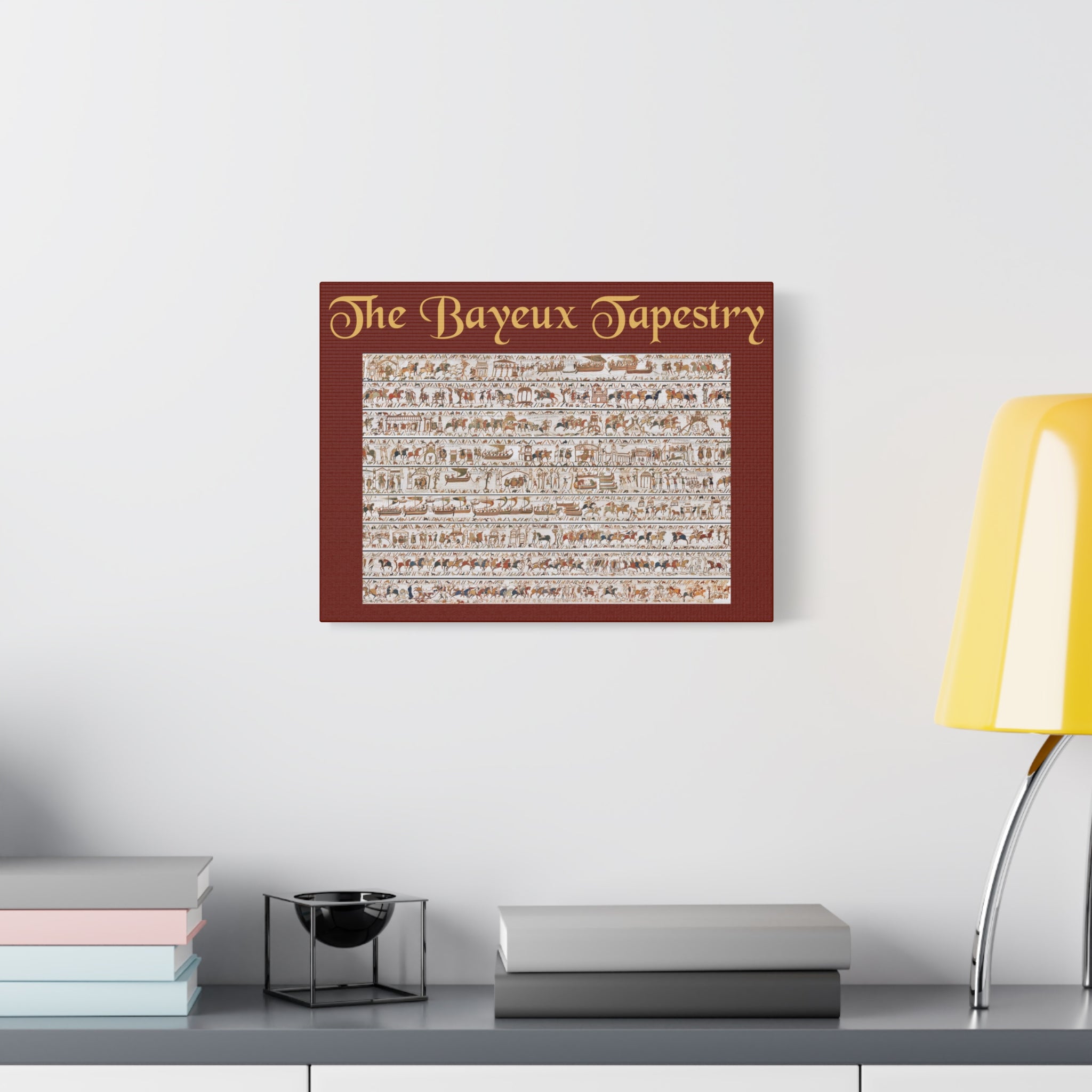 Entire Bayeux Tapestry Image Matte Canvas