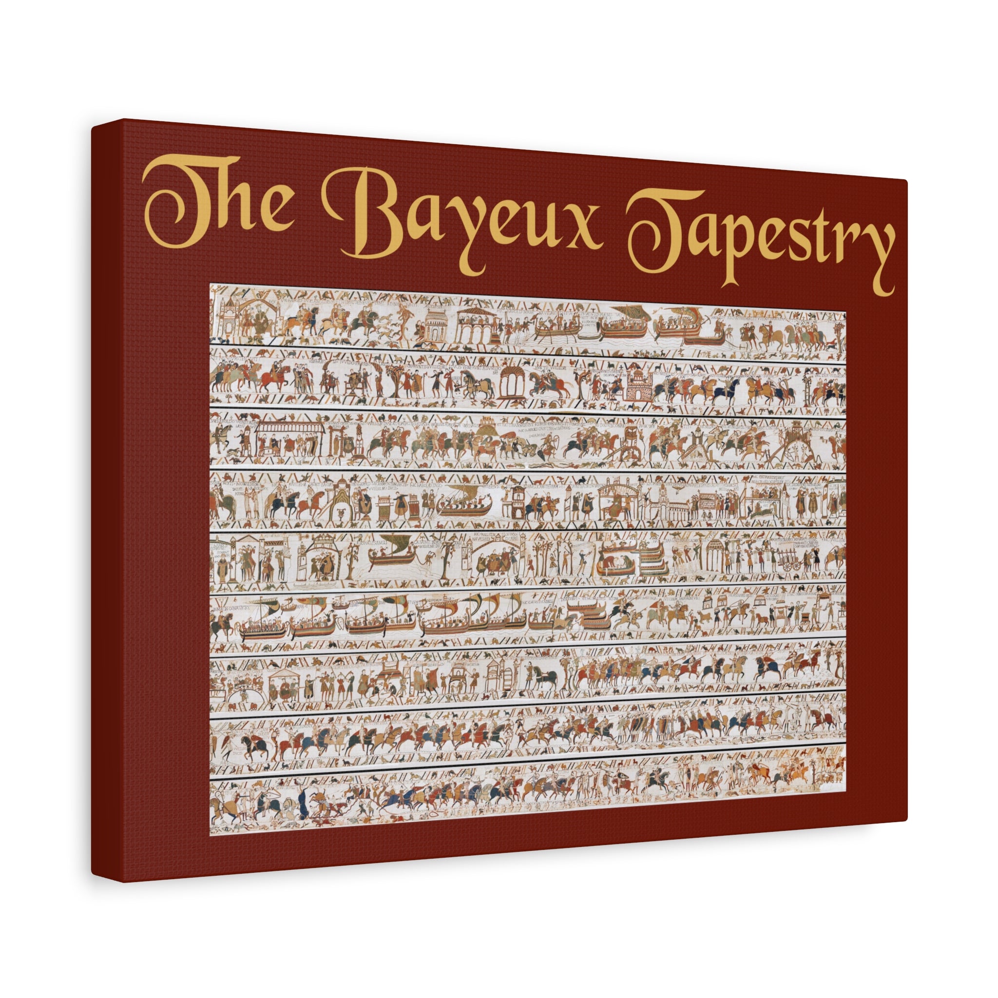 Entire Bayeux Tapestry Image Matte Canvas