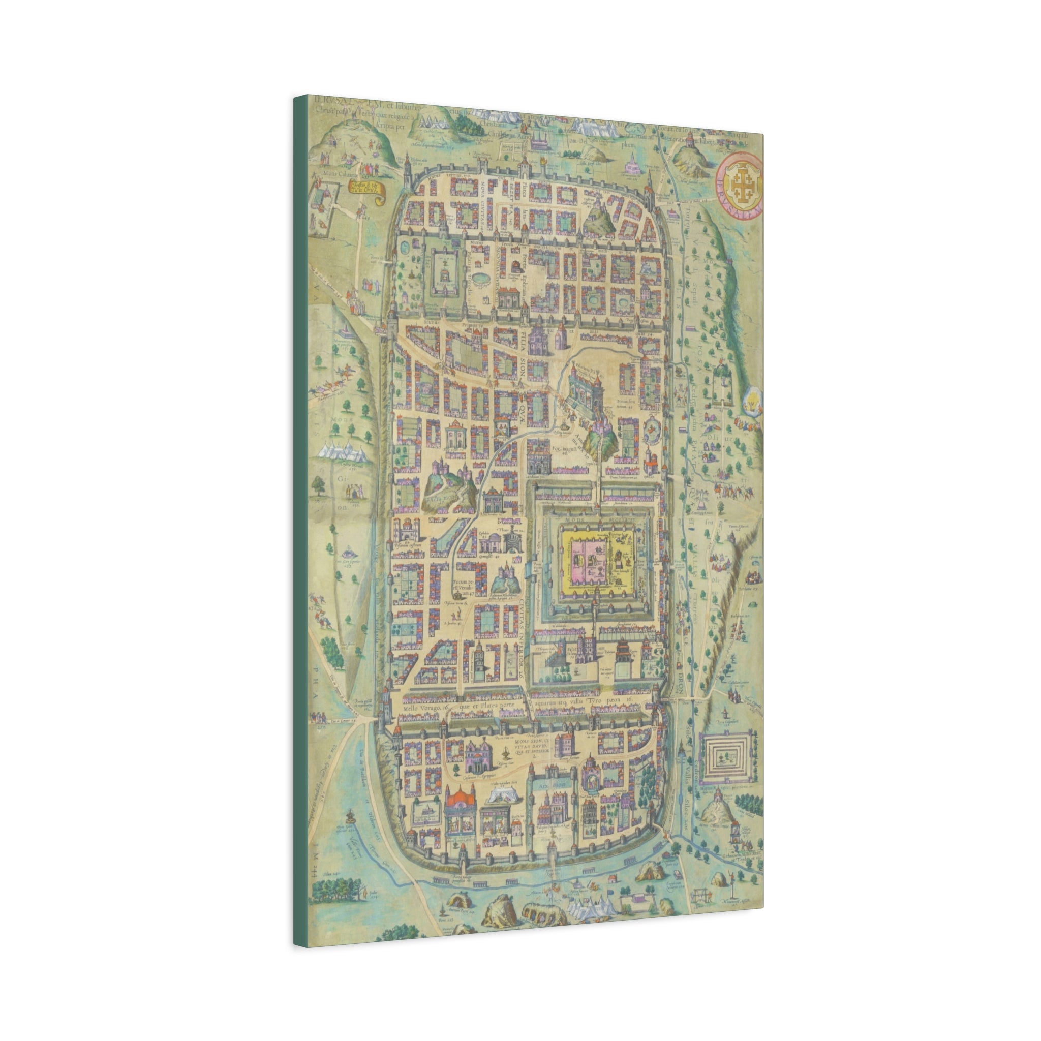 Jerusalem in the Time of Christ Canvas Print