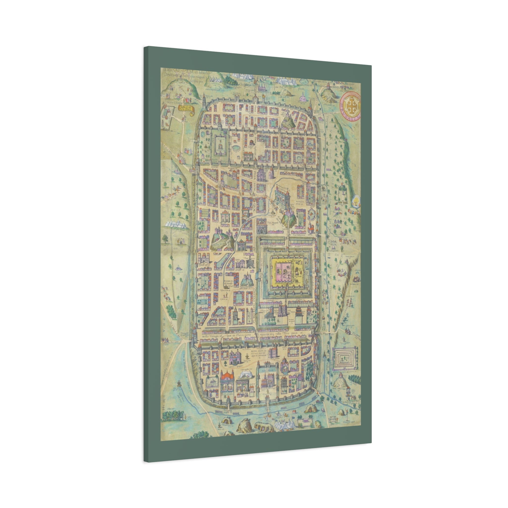 Jerusalem in the Time of Christ Canvas Print