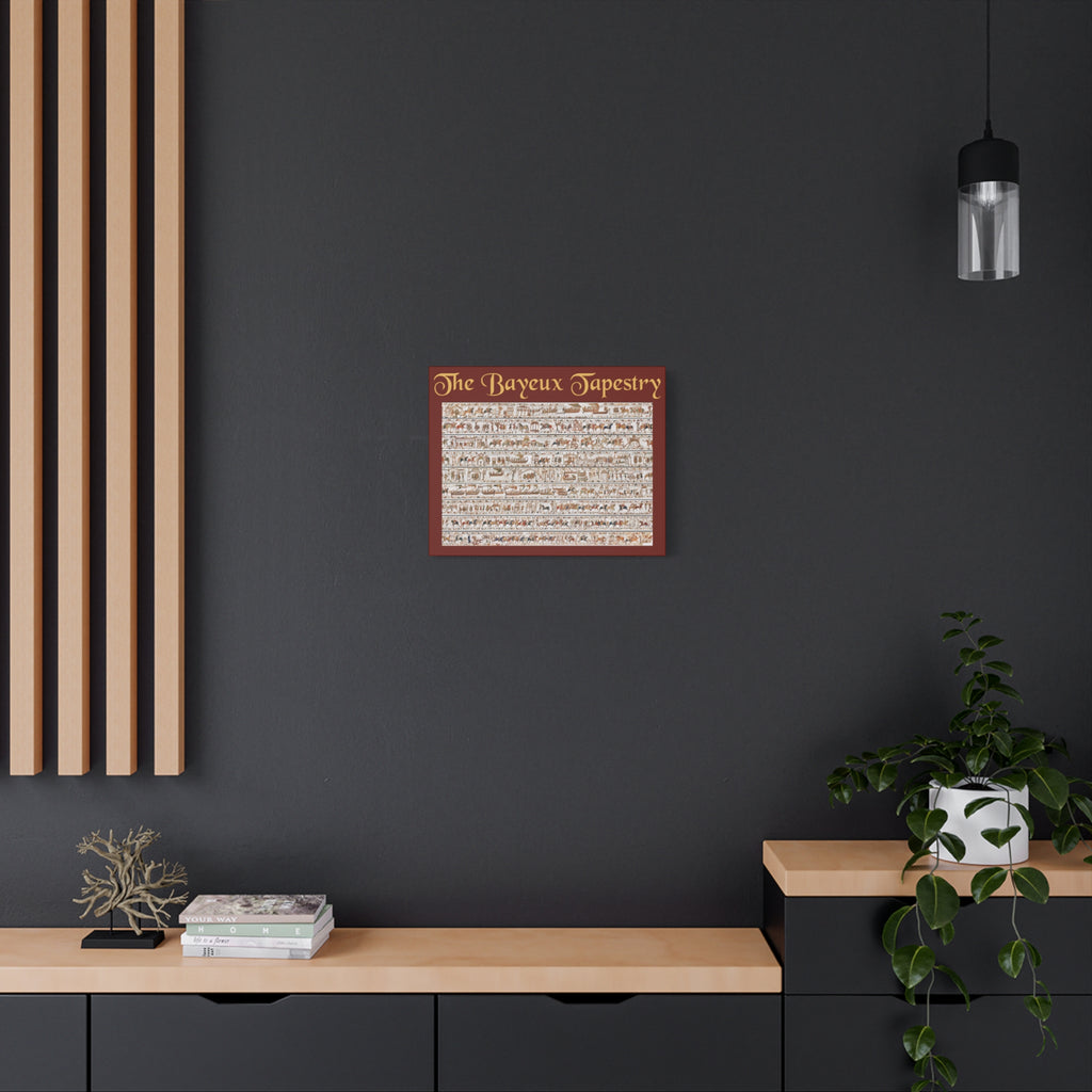 Entire Bayeux Tapestry Image Matte Canvas