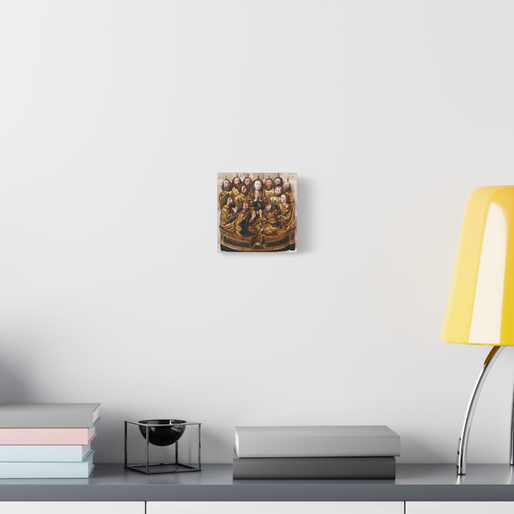 Medieval Pentecost Art Matte Canvas