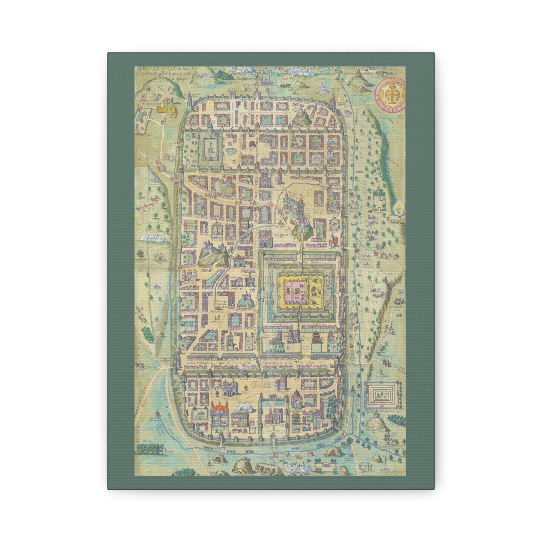 Jerusalem in the Time of Christ Canvas Print