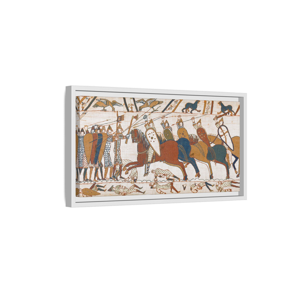 Bayeux Tapestry Battle of Hastings Framed Canvas