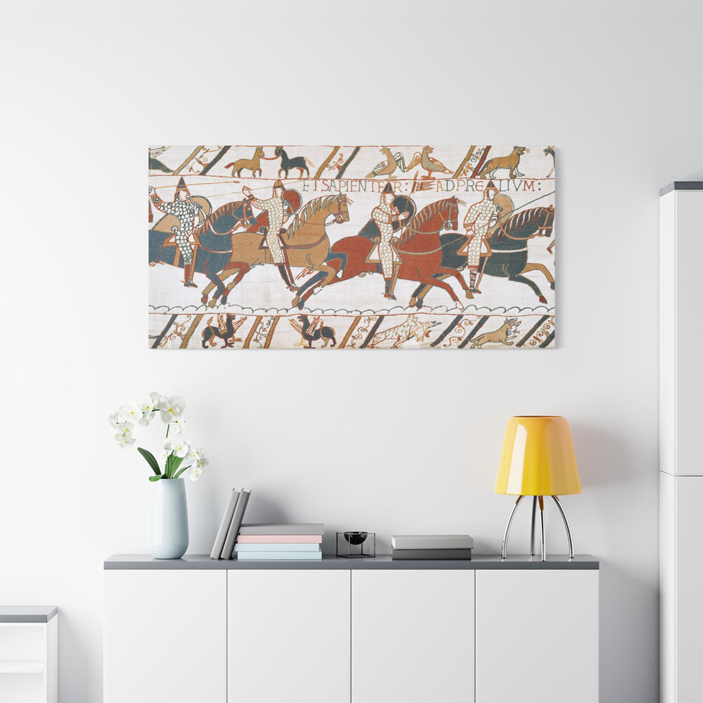 Bayeux Tapestry Cavalry Charge Canvas