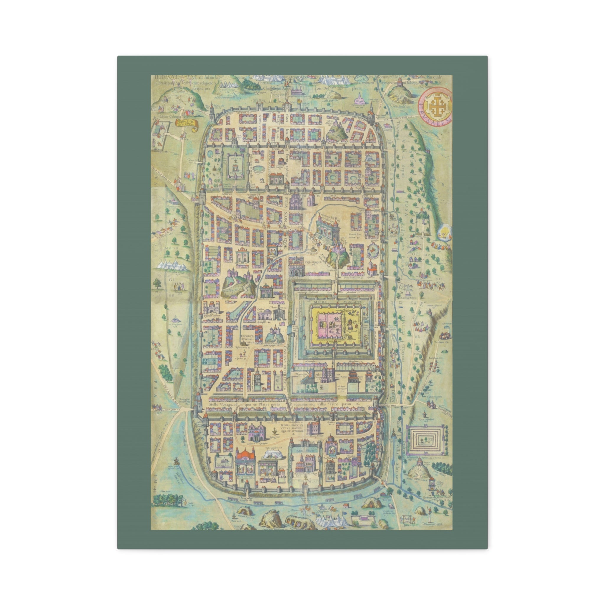 Jerusalem in the Time of Christ Canvas Print