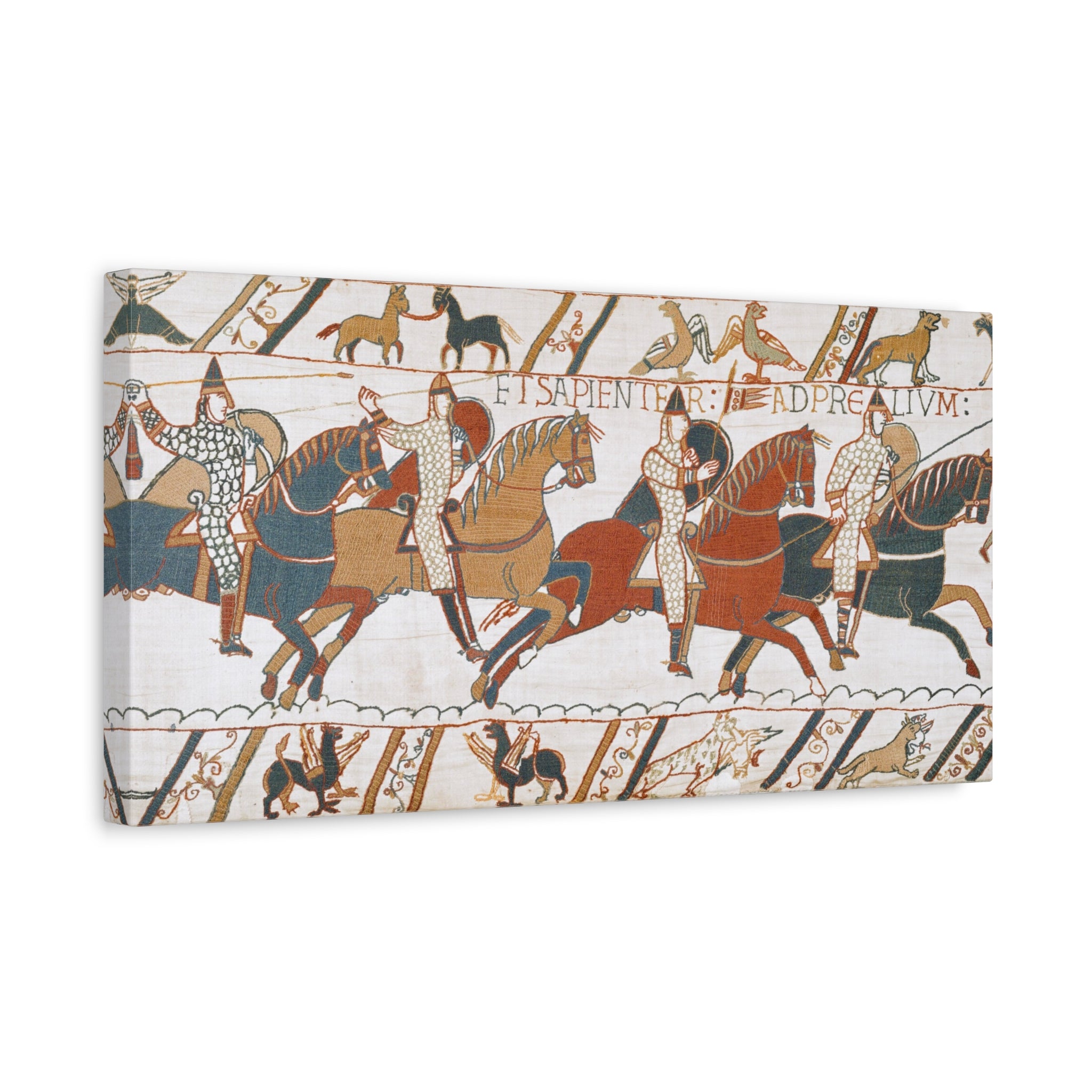 Bayeux Tapestry Cavalry Charge Canvas