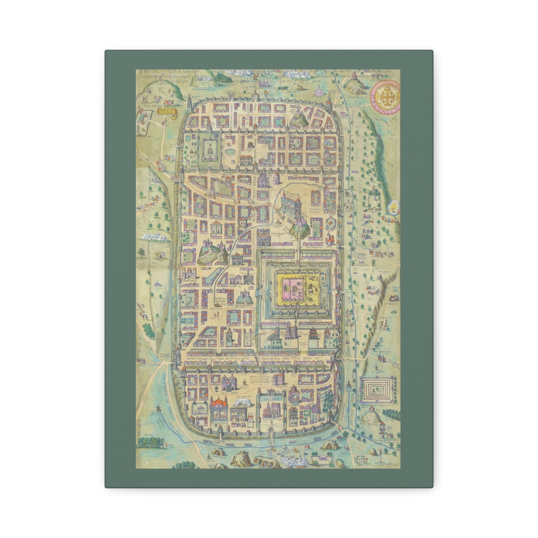 Jerusalem in the Time of Christ Canvas Print