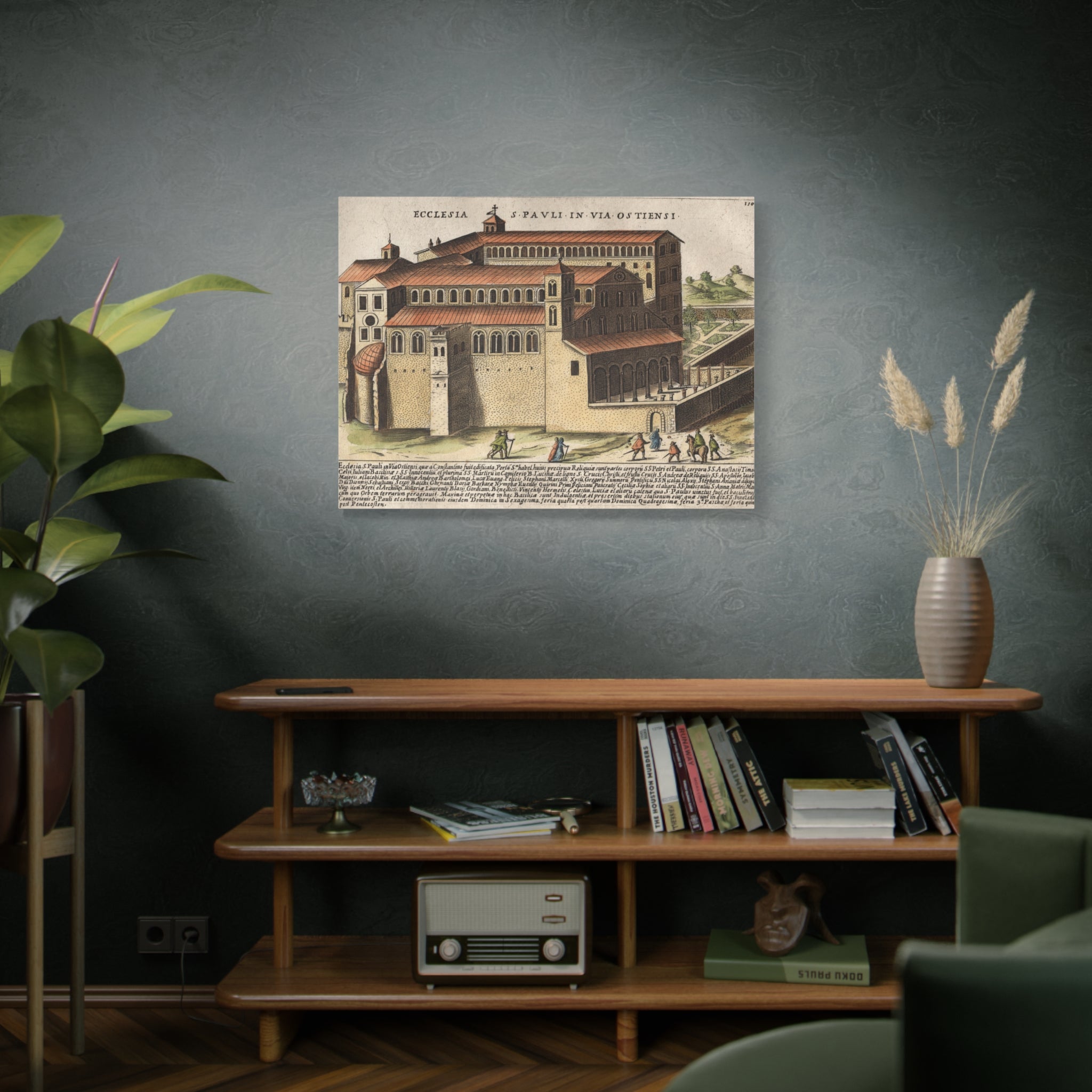 Basilica of Saint Paul Outside the Walls Historic Art Canvas