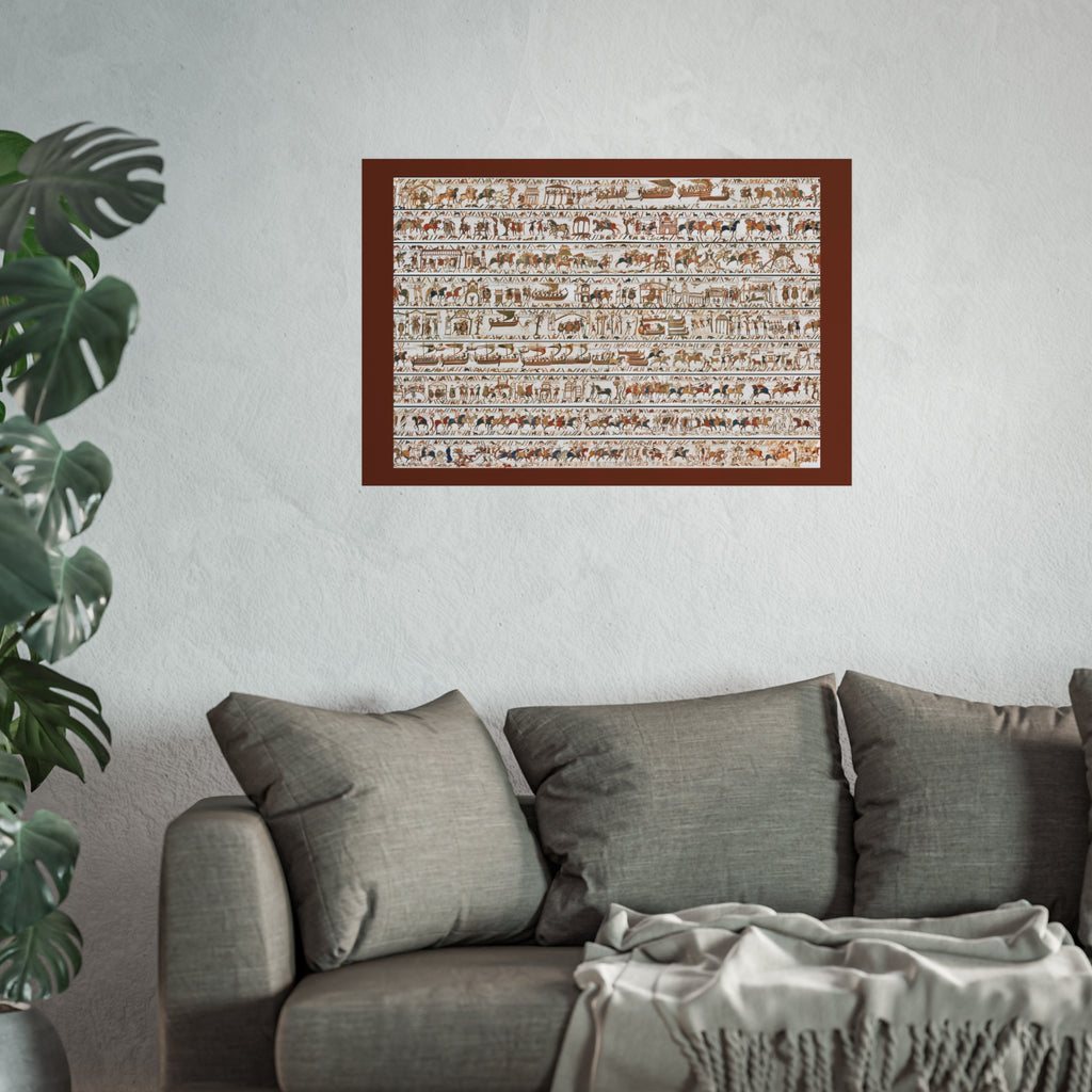 The Bayeux Tapestry in One Image Fine Art Print | The Norman Conquest Image