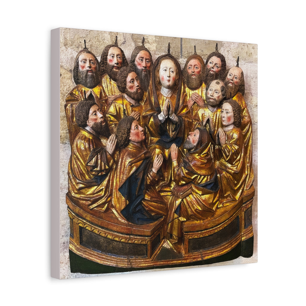 Medieval Pentecost Art Matte Canvas