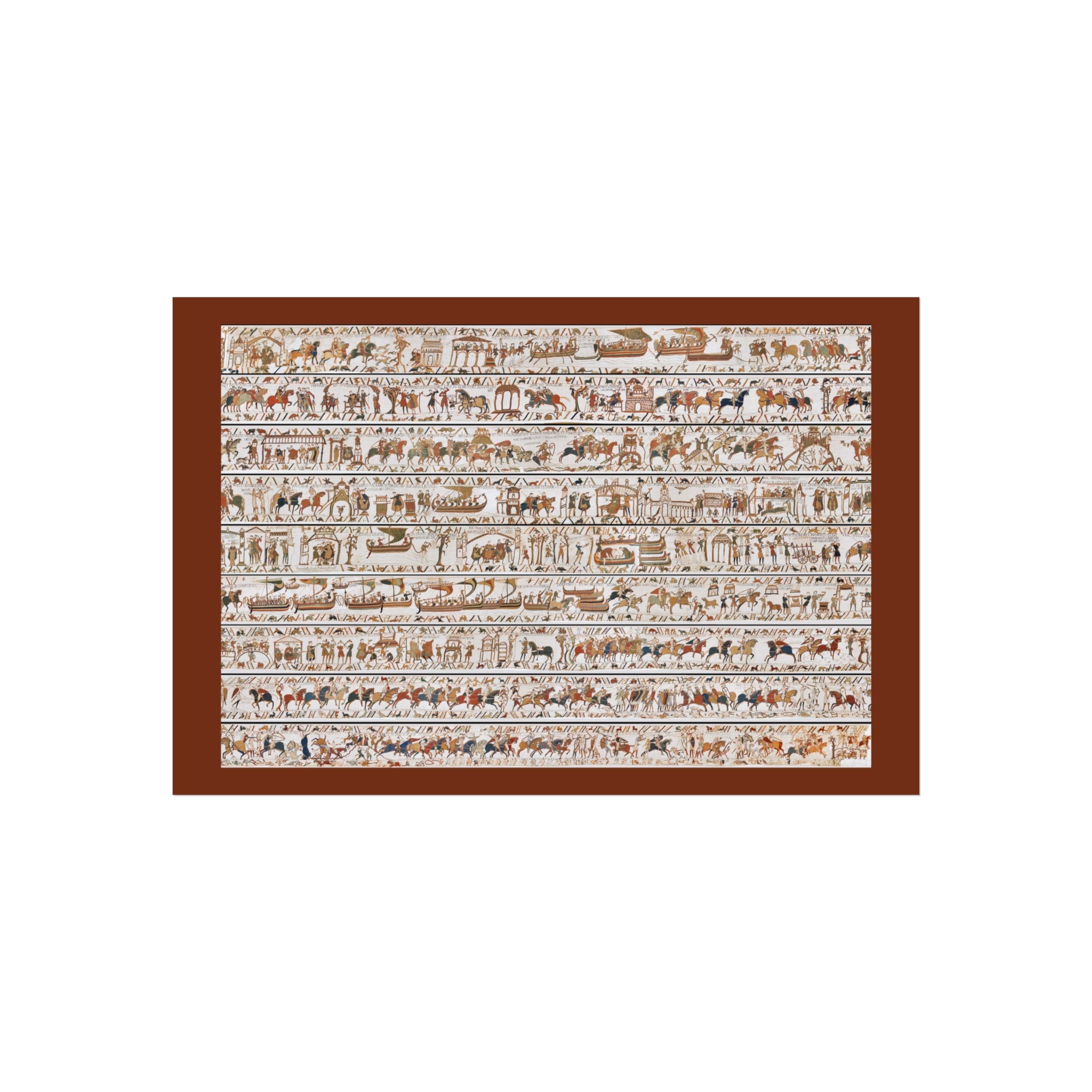 The Bayeux Tapestry in One Image Fine Art Print | The Norman Conquest Image