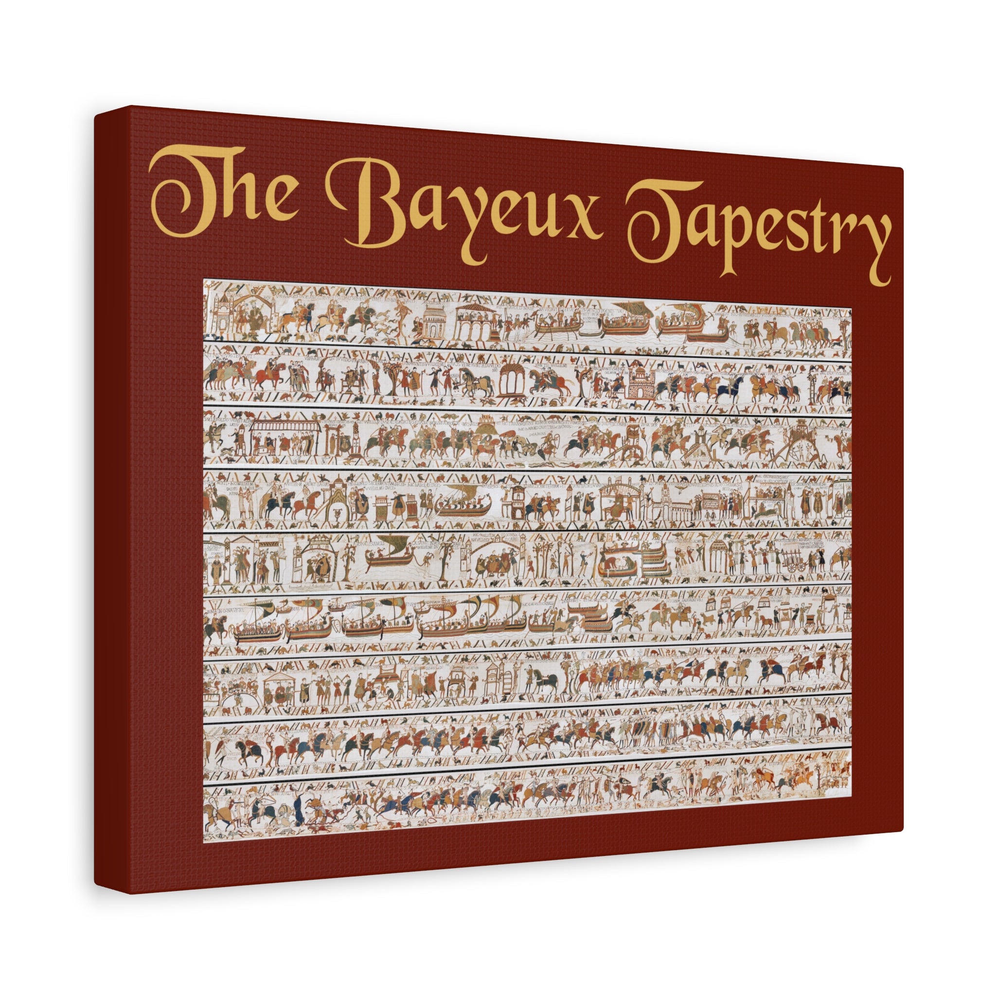 Entire Bayeux Tapestry Image Matte Canvas