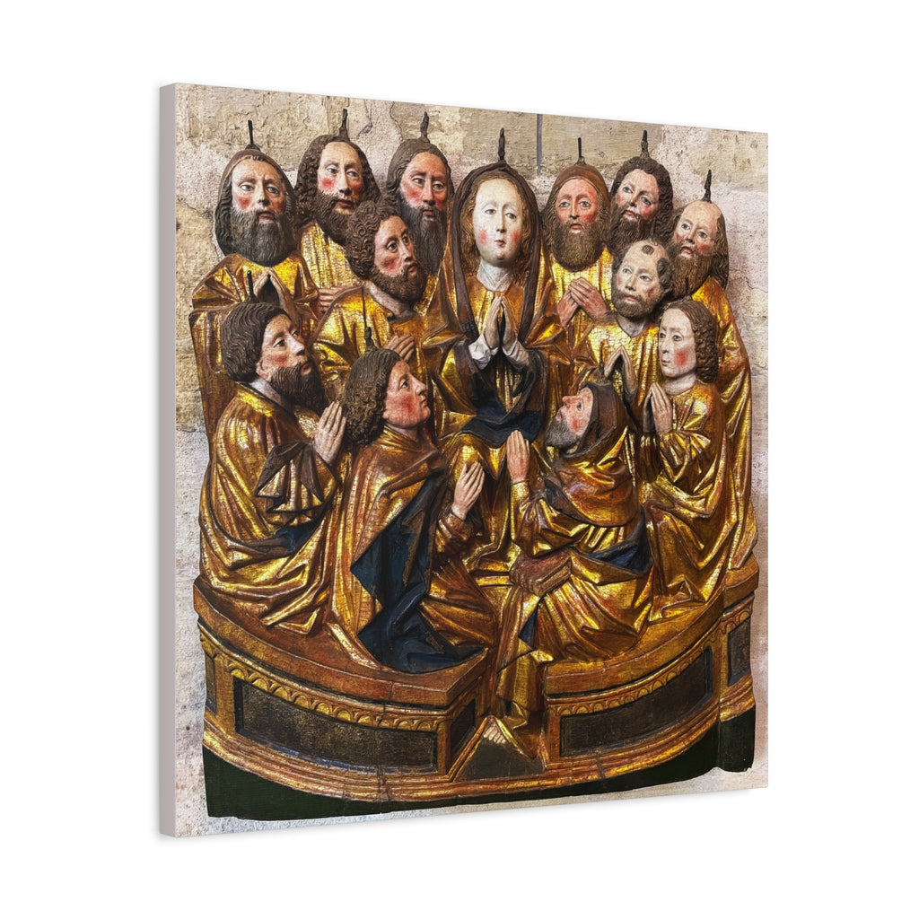 Medieval Pentecost Art Matte Canvas