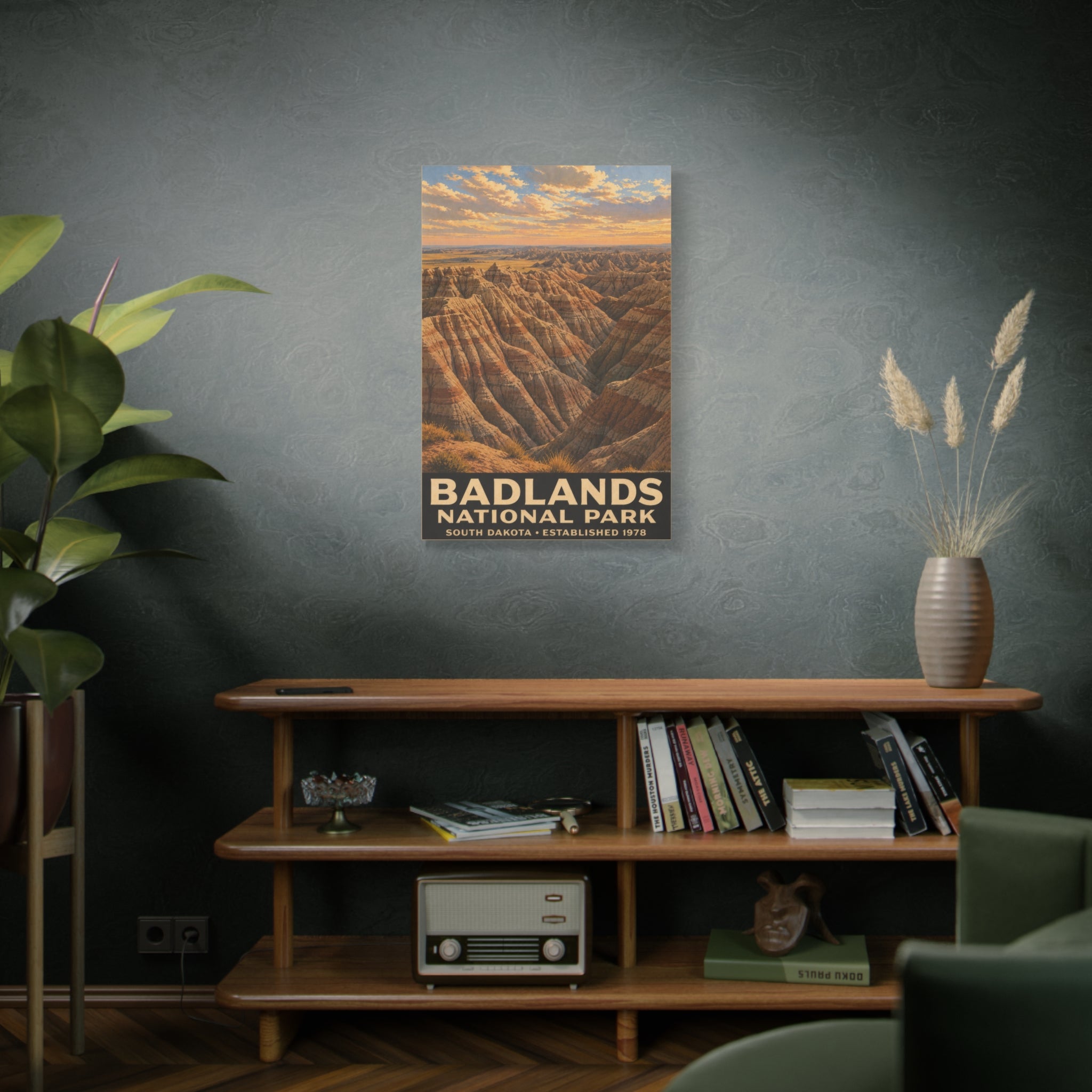 Badlands National Park Matte Canvas Wall Art — Stretched 1.25"