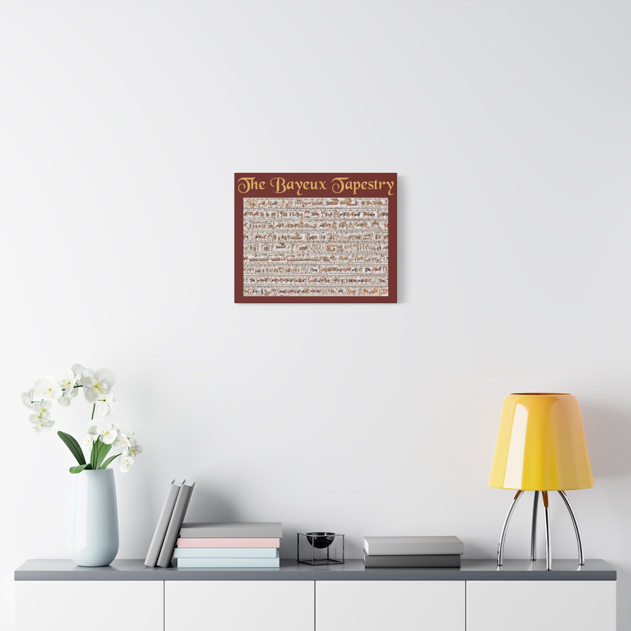 Entire Bayeux Tapestry Image Matte Canvas