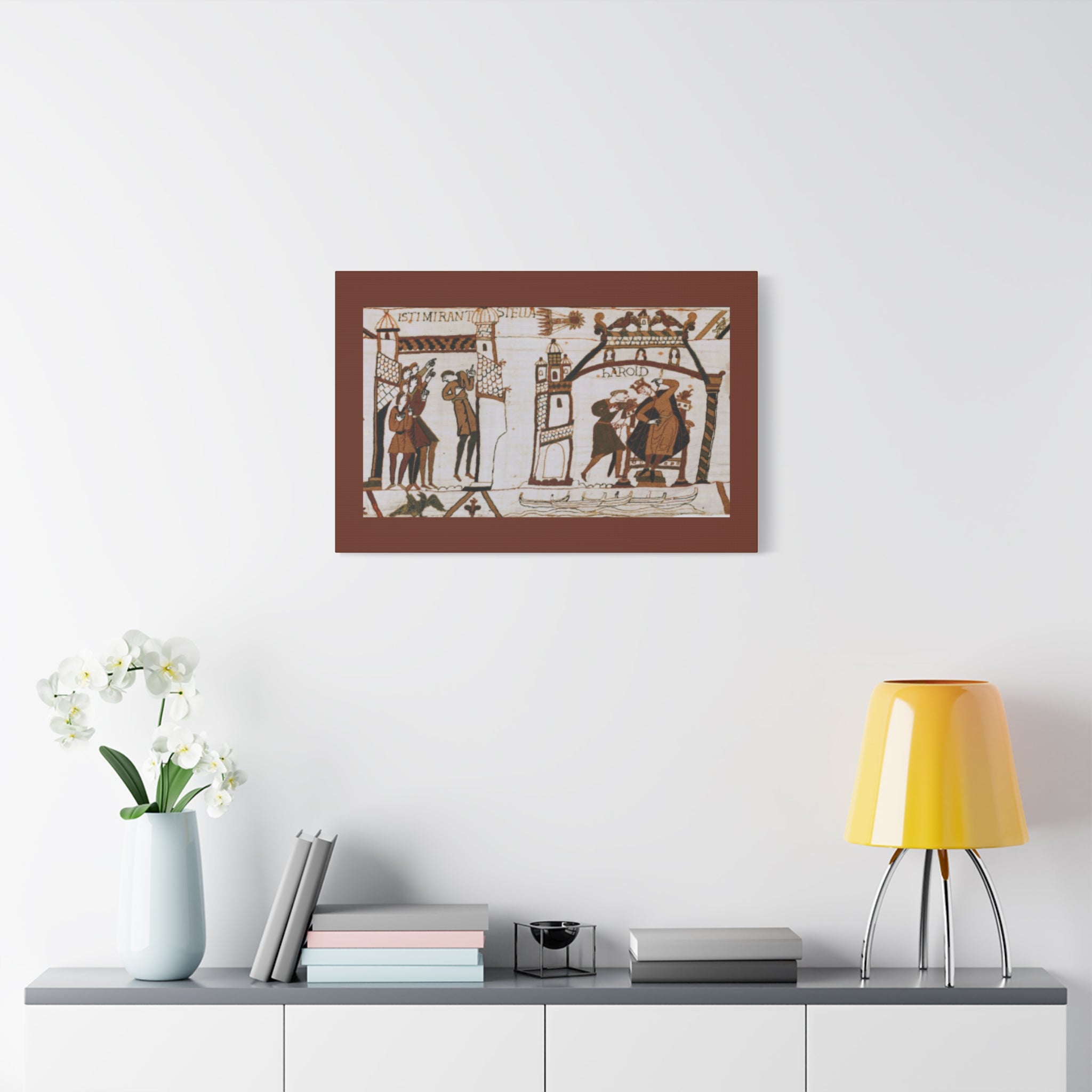Bayeux Tapestry Halley's Comet Matte Stretched Canvas