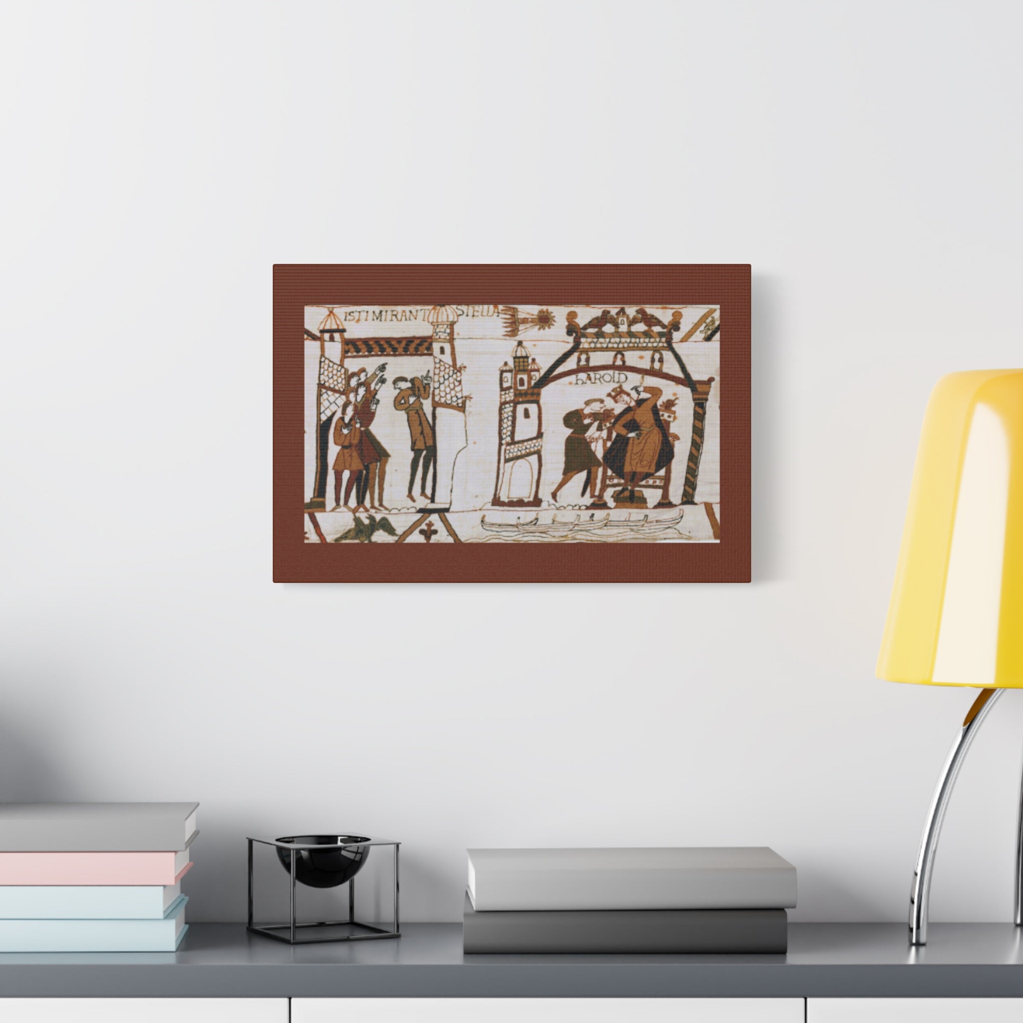 Bayeux Tapestry Halley's Comet Matte Stretched Canvas