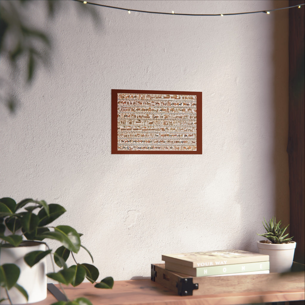 The Bayeux Tapestry in One Image Fine Art Print | The Norman Conquest Image