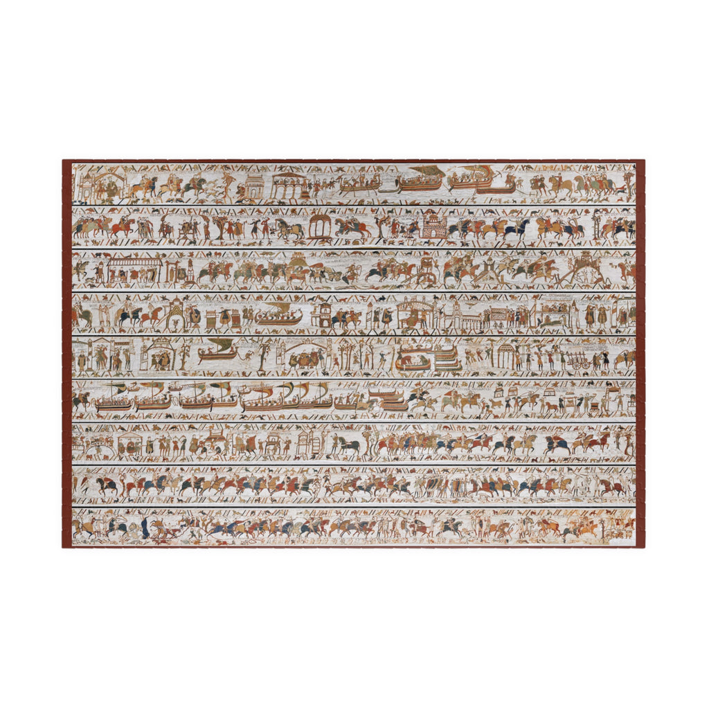 Bayeux Tapestry Jigsaw Puzzle | Medieval History Puzzle | Norman Conquest 1066 | Battle of Hastings | Panorama Artwork Puzzle | History Gift