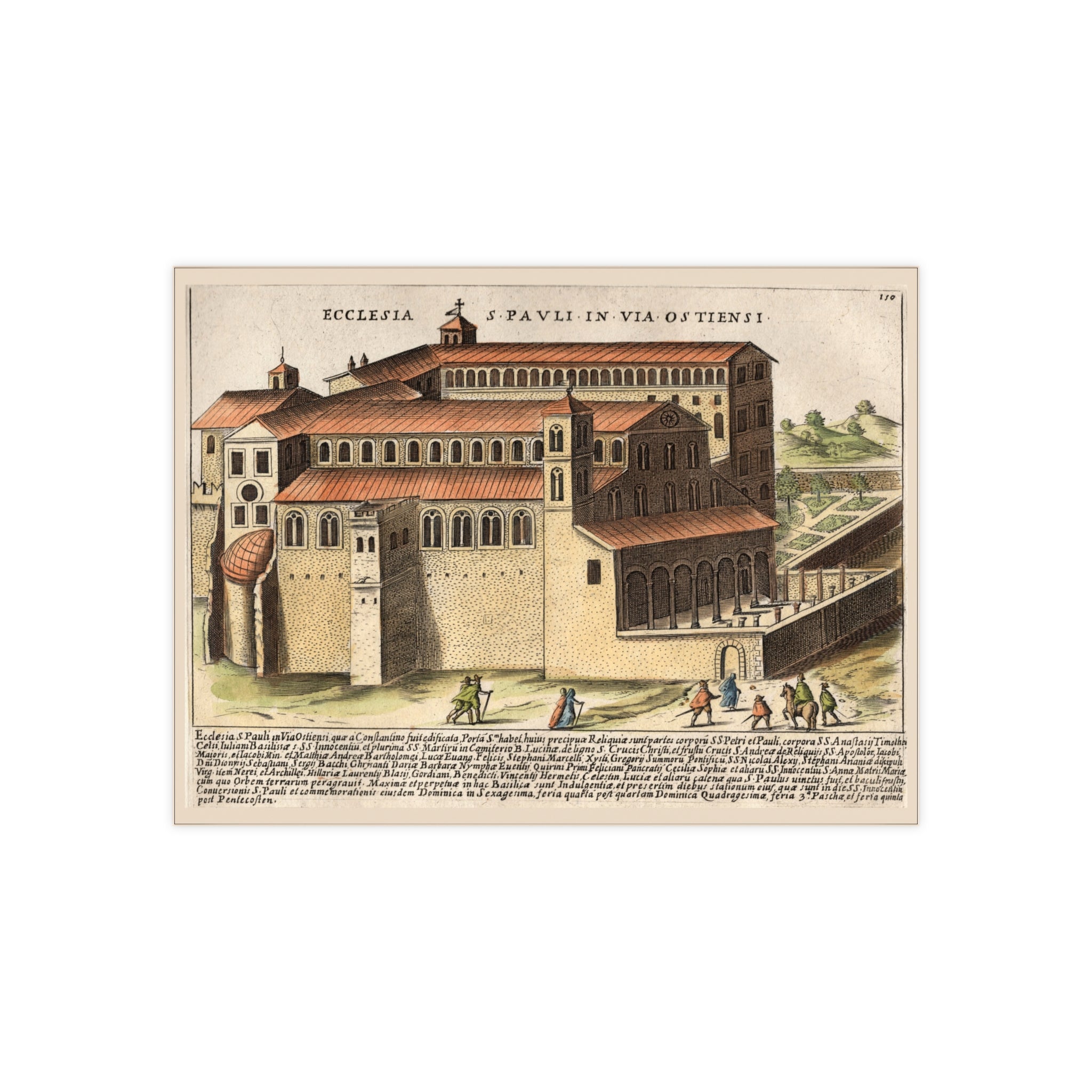 Basilica of Saint Paul Outside the Walls Ceramic Tile