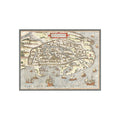 Braun and Hogenberg's Alexandria--Renaissance City View of Egypt's Great Port