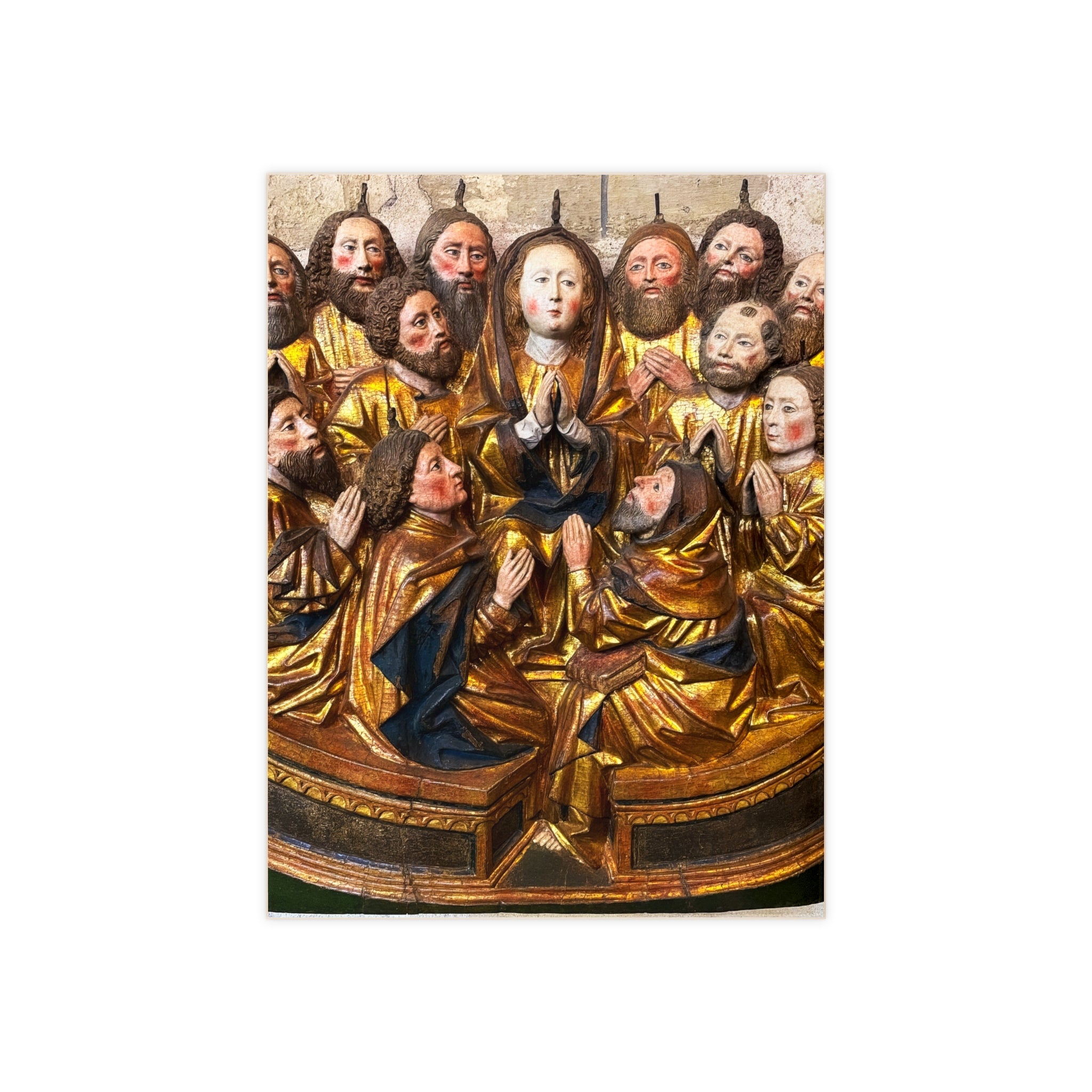 Descent of the Holy Spirit upon the Virgin and the Apostles Ceramic Photo Tile