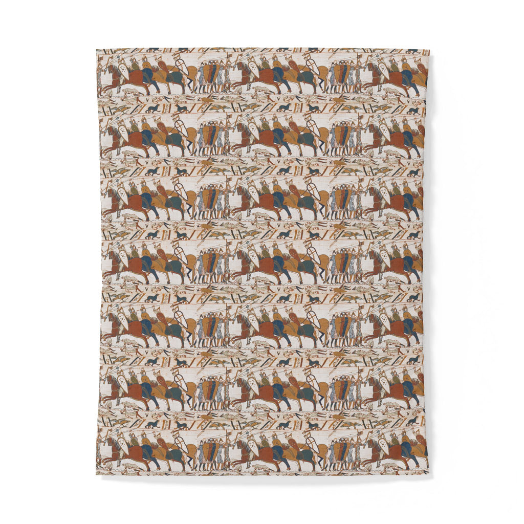 Bayeux Tapestry Battle of Hastings Cotton Duvet Cover