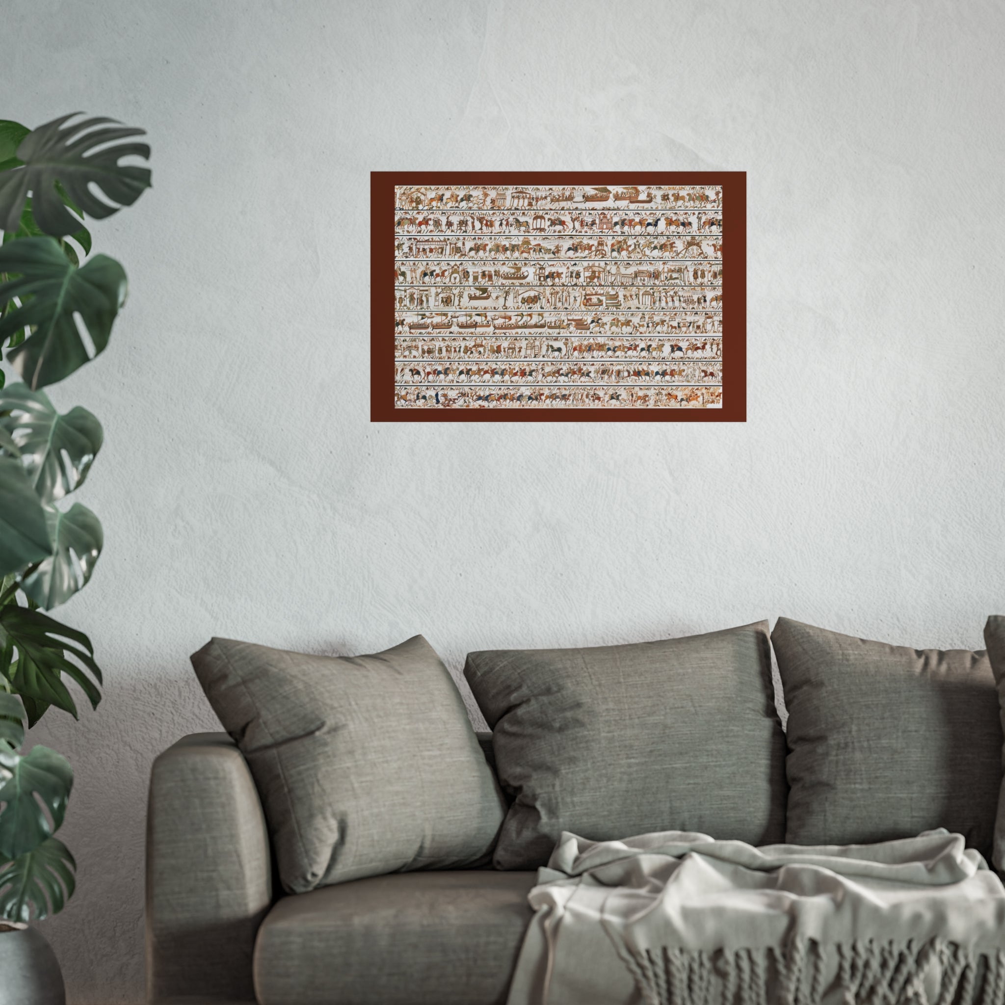 The Bayeux Tapestry in One Image Fine Art Print | The Norman Conquest Image