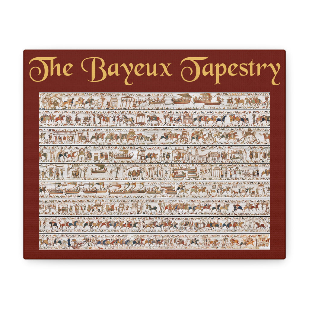 Entire Bayeux Tapestry Image Matte Canvas