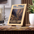 Black Canyon of the Gunnison National Park Ceramic Photo Tile — Vintage Travel Image
