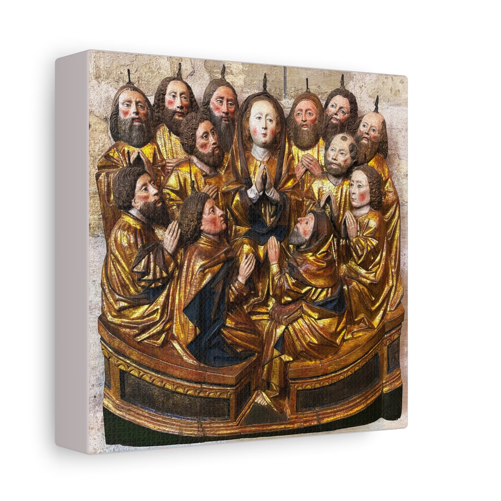 Medieval Pentecost Art Matte Canvas