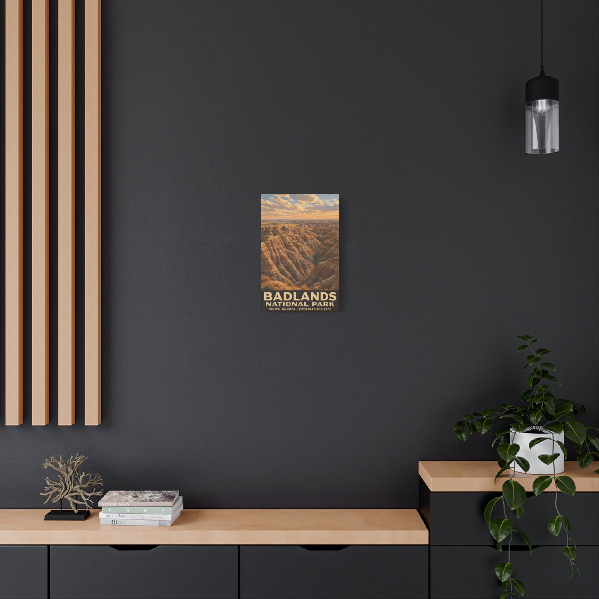 Badlands National Park Matte Canvas Wall Art — Stretched 1.25"