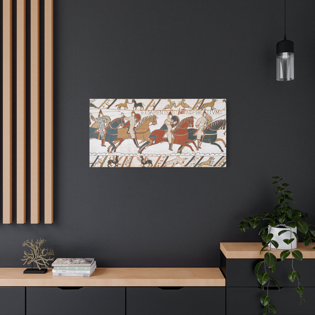 Bayeux Tapestry Cavalry Charge Canvas