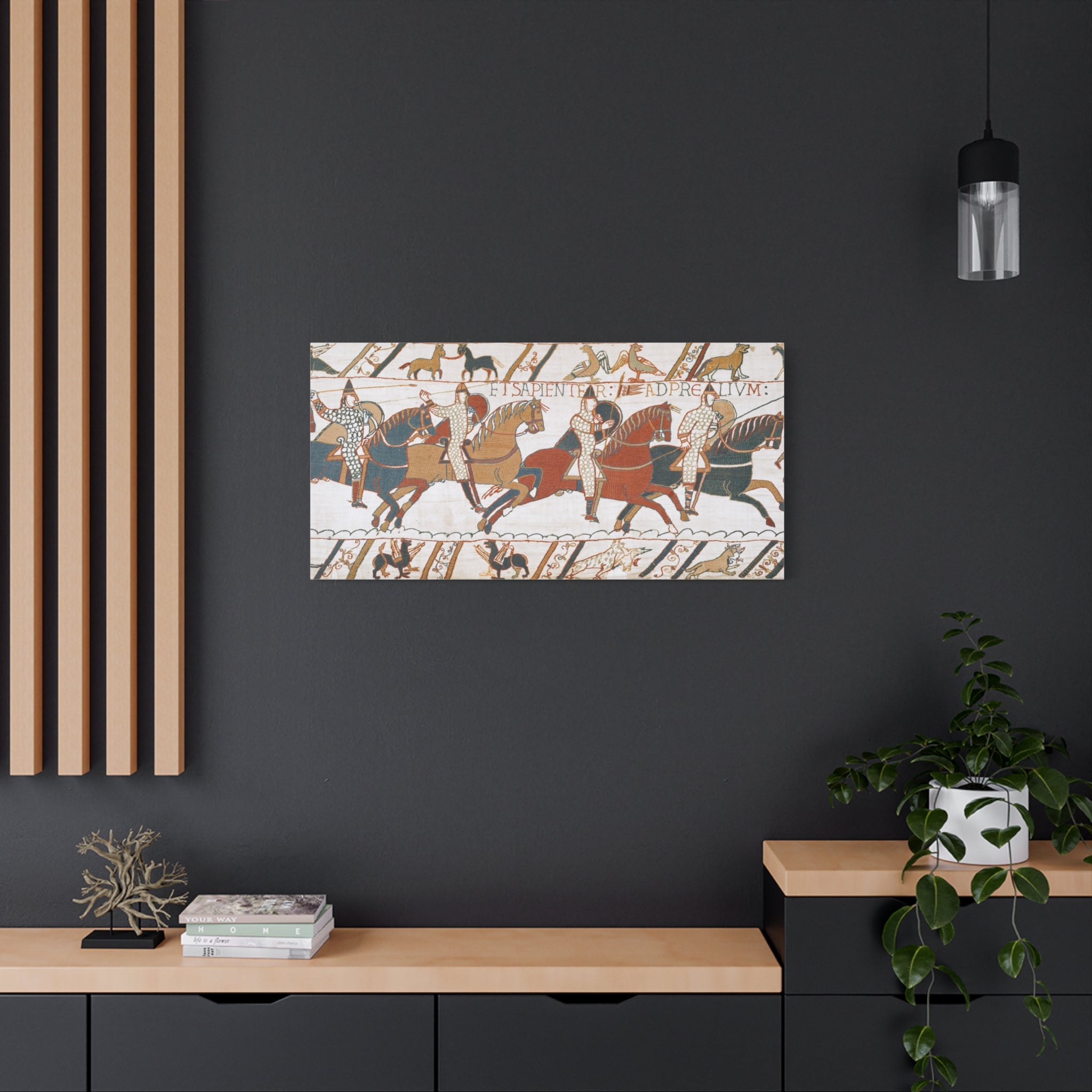 Bayeux Tapestry Cavalry Charge Canvas