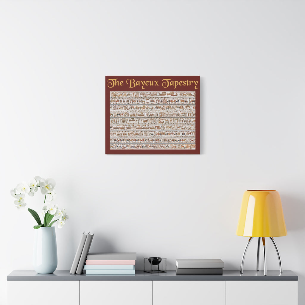 Entire Bayeux Tapestry Image Matte Canvas