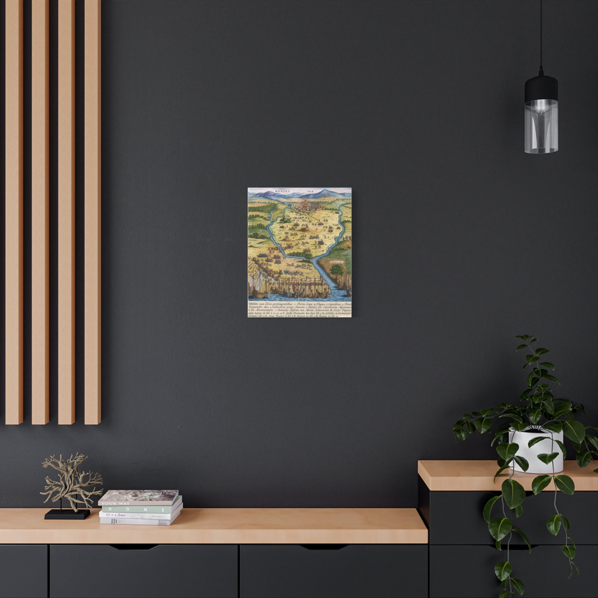 Ancient City of Troy Matte Canvas