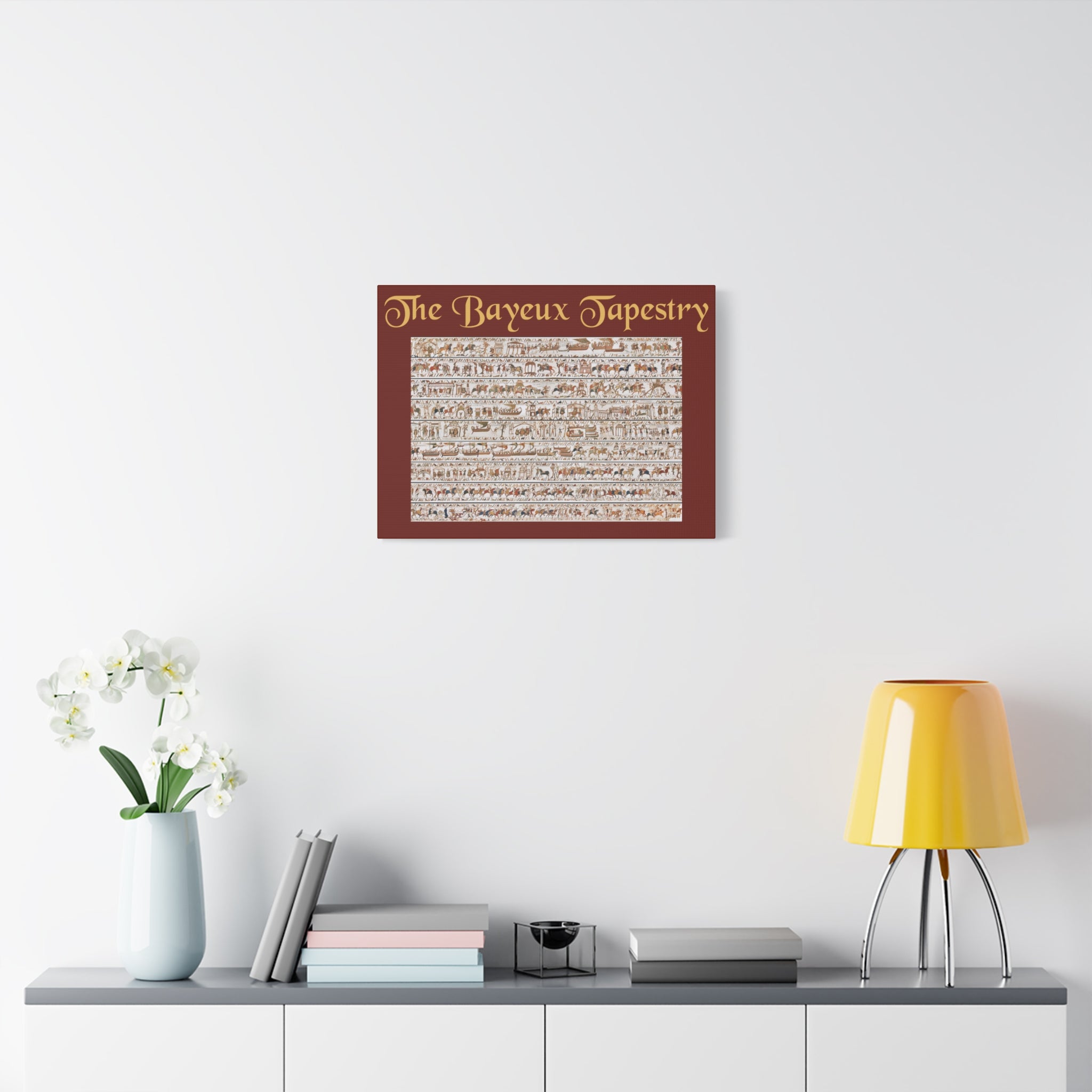 Entire Bayeux Tapestry Image Matte Canvas