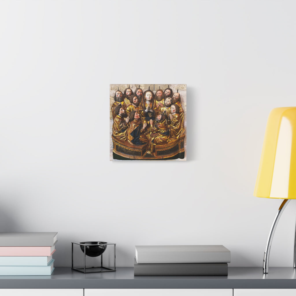 Medieval Pentecost Art Matte Canvas