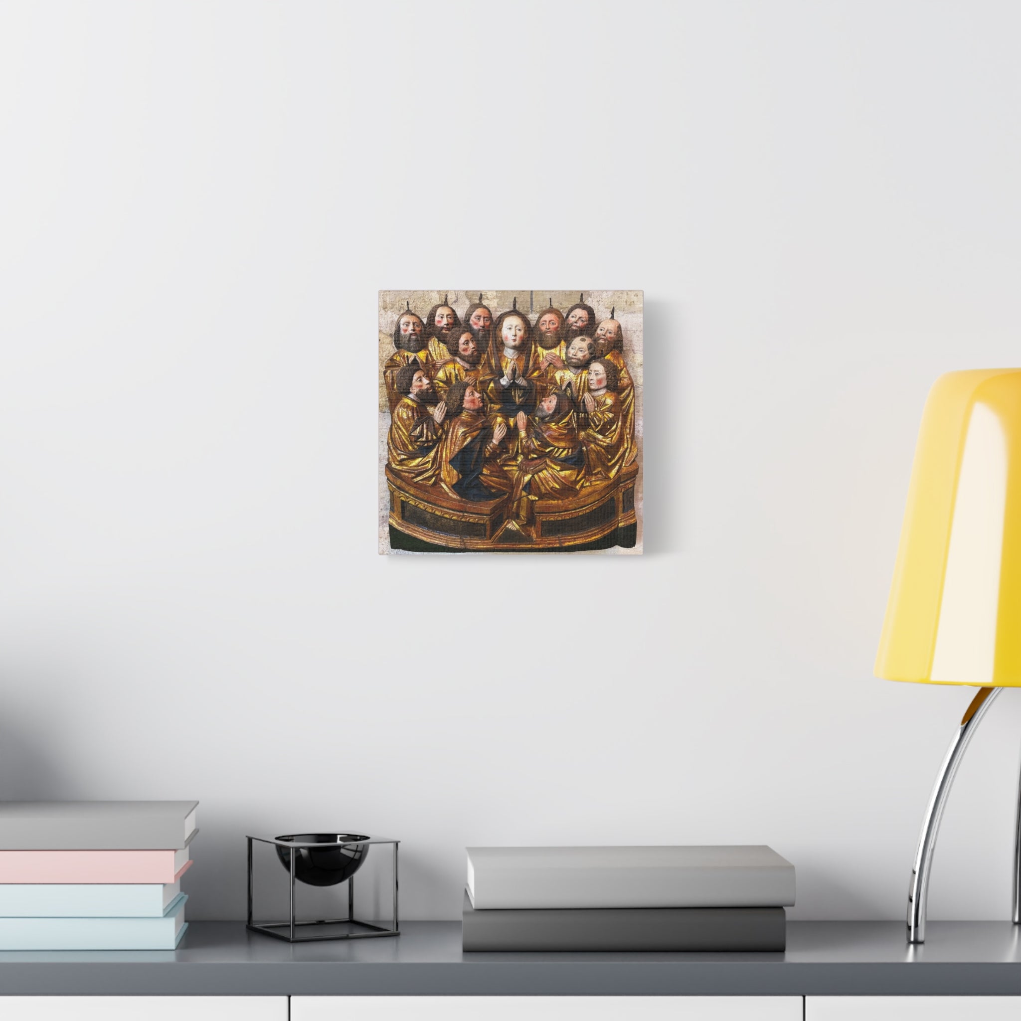 Medieval Pentecost Art Matte Canvas