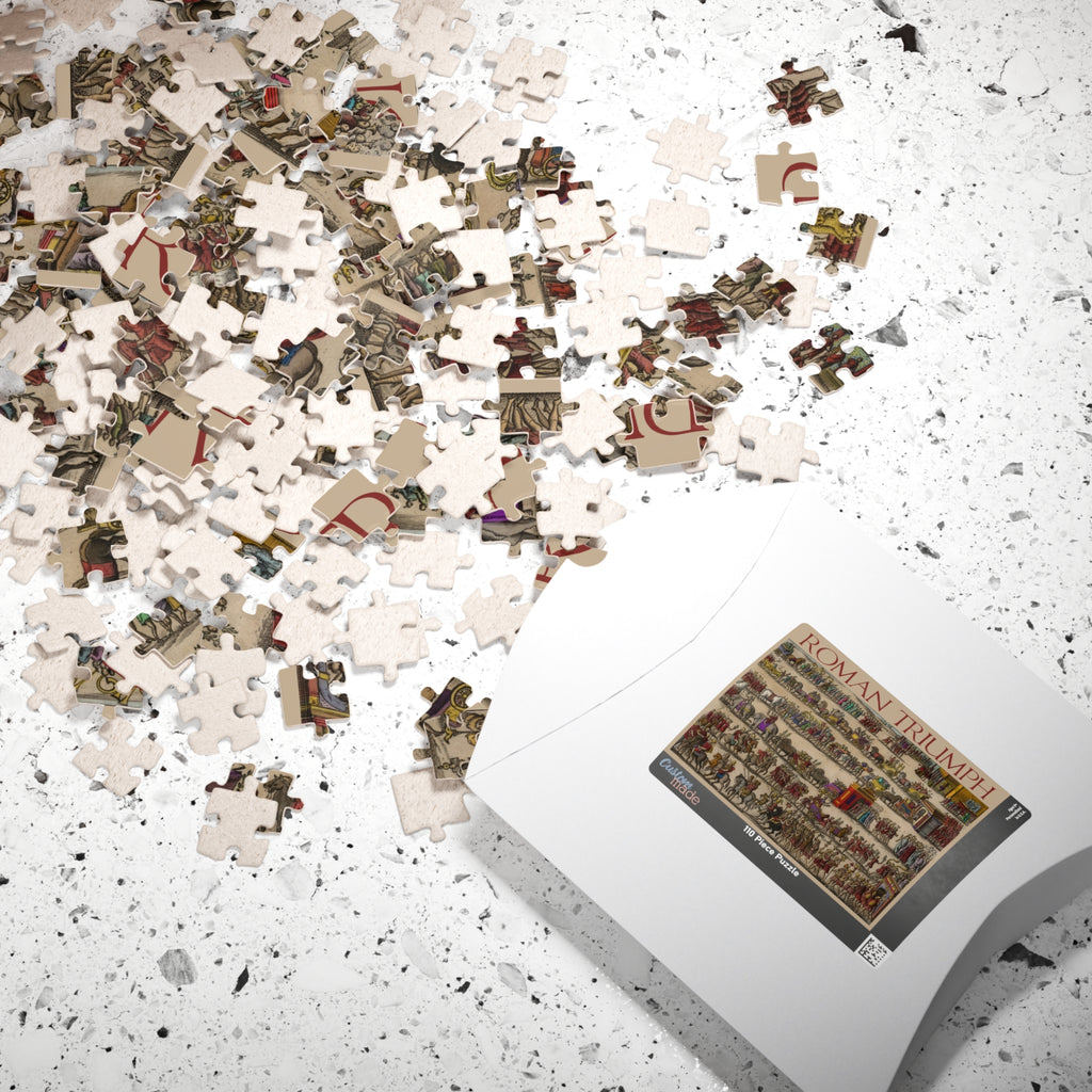 Roman Triumph Illustration Puzzle | Historical procession artwork jigsaw puzzle