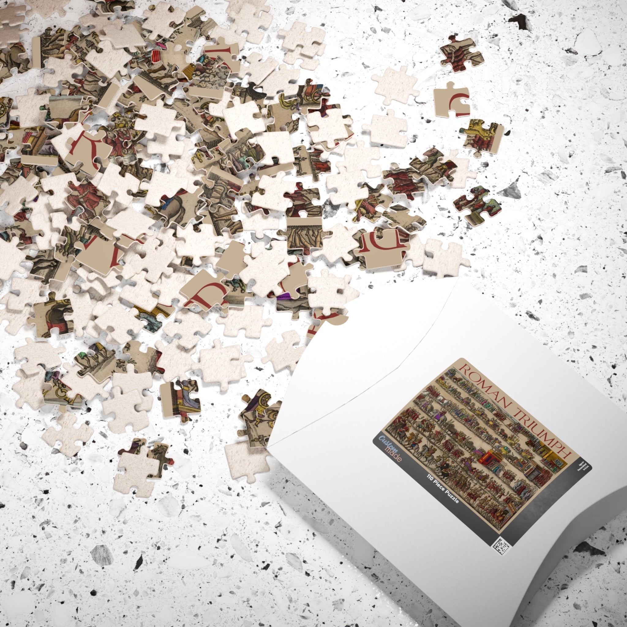 Roman Triumph Illustration Puzzle | Historical procession artwork jigsaw puzzle