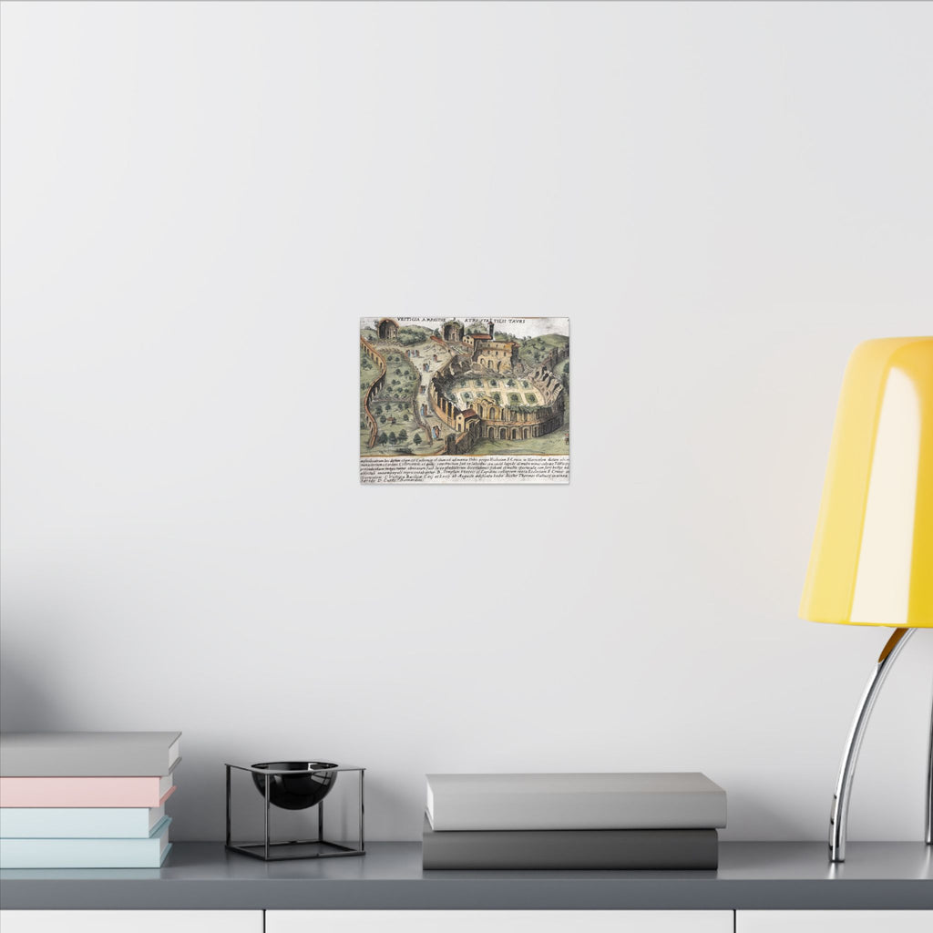 Amphitheatrum Castrense in Rome Canvas Art Print