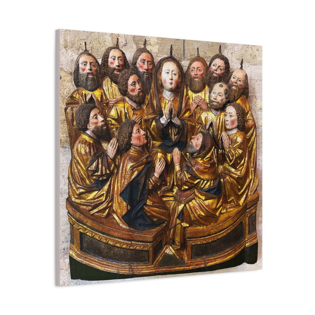 Medieval Pentecost Art Matte Canvas