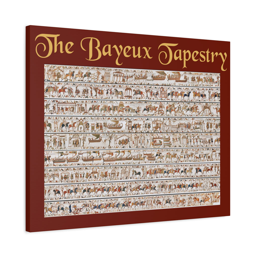 Entire Bayeux Tapestry Image Matte Canvas